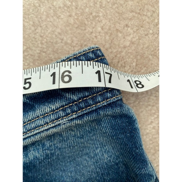 Loft High Rise Barrel Jeans in Authentic Vintage Mid Wash 12/31 Denim Casual - Picture 7 of 9